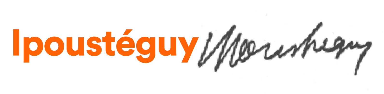 Ipoustéguy logo signature