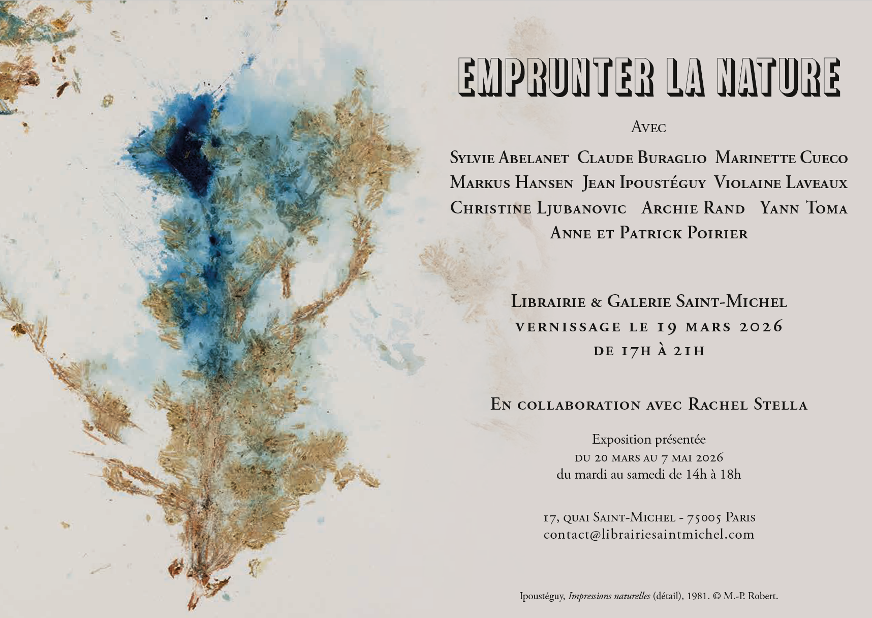 Affiche Ipoustéguy côté jardin